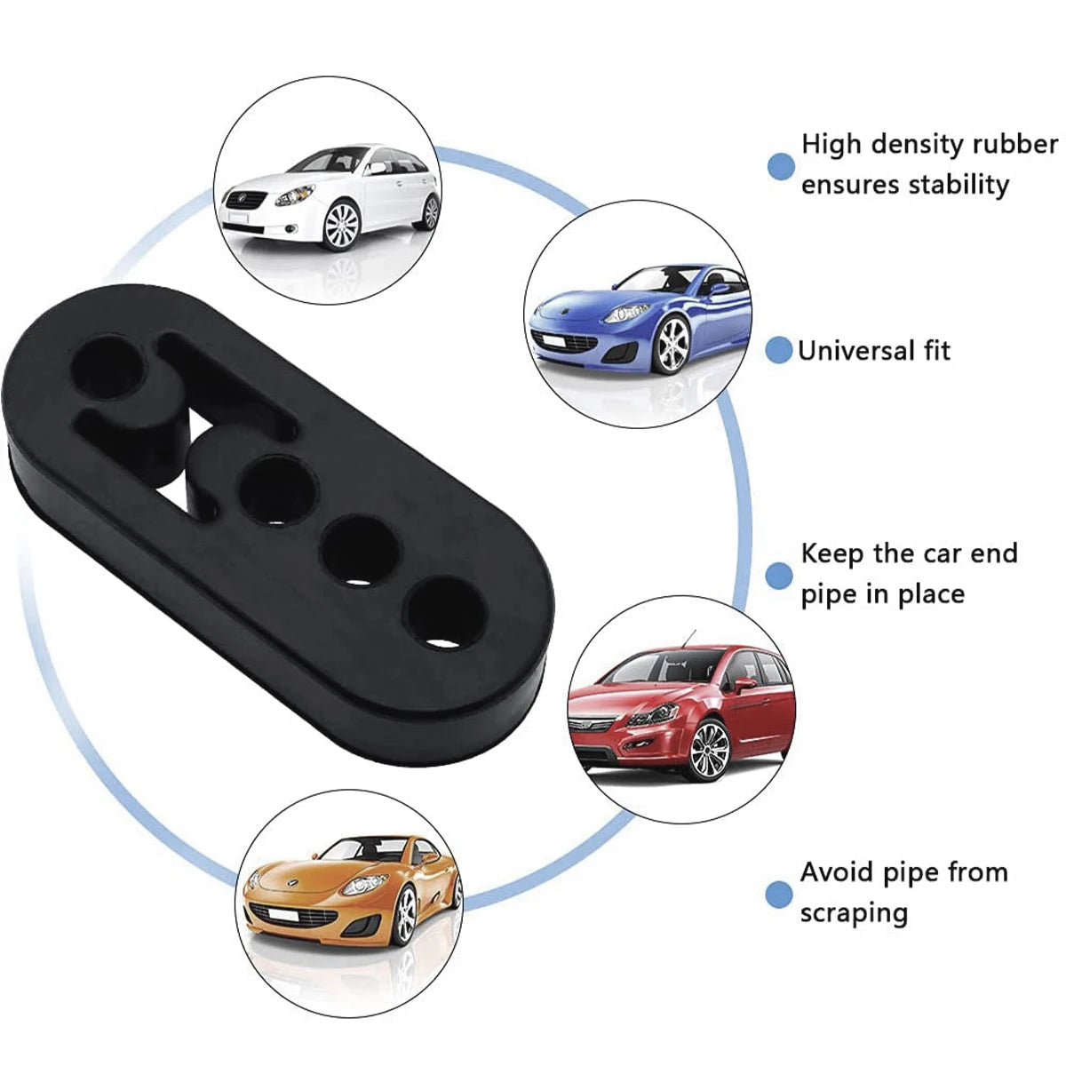 2 supports universel pour ligne d échappement