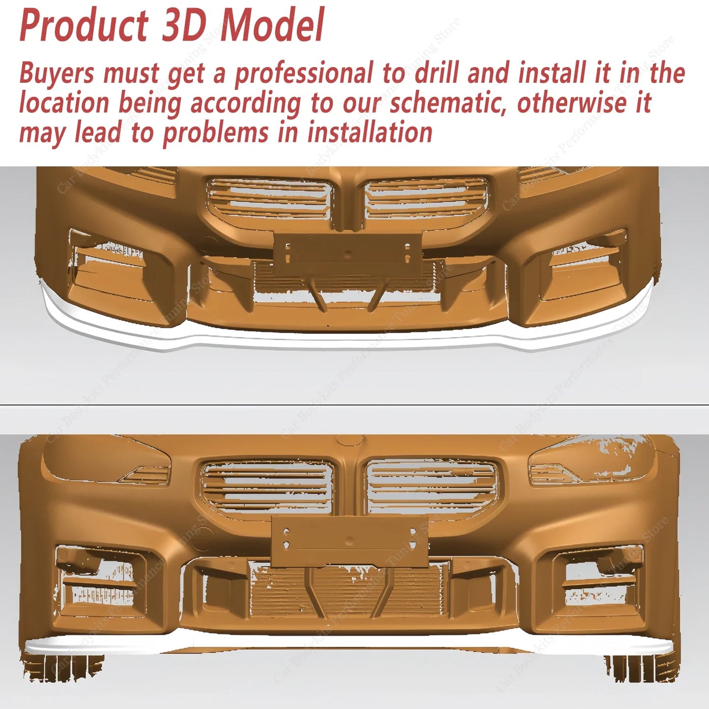 Spoiler avant pour bmw M2 G87